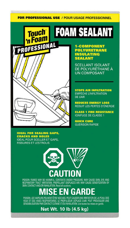 Touch 'n Foam, Touch 'n Foam Cream Polyurethane Foam Insulating Sealant 10 lb.