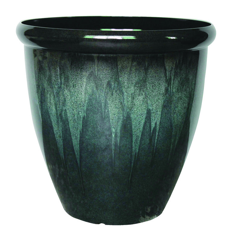 TRENDSPOT INC, Trendspot  18 in. Dia. PP Plastic  Egg  Planter  Black