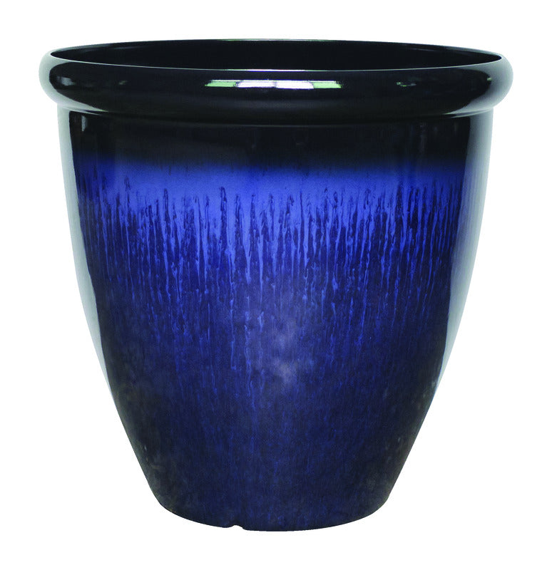 TRENDSPOT INC, Trendspot  18 in. Dia. PP Plastic  Egg  Planter  Blue