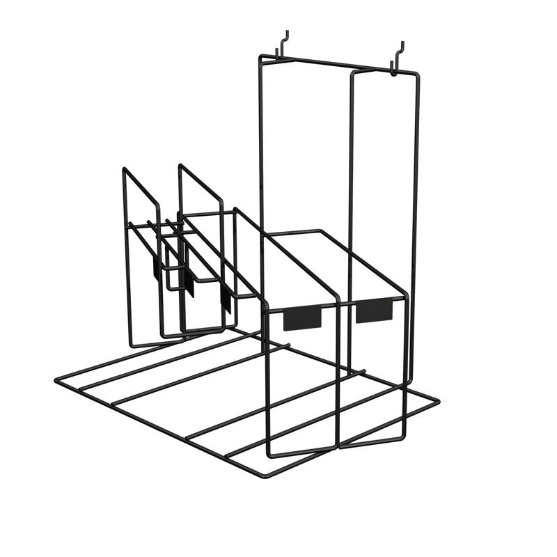 EBSCO INDUSTRIES INC, Vulcan Industries 24 in. H X 20.5 in. W X 16 in. D Black Metal BBQ Grill Top Display Rack