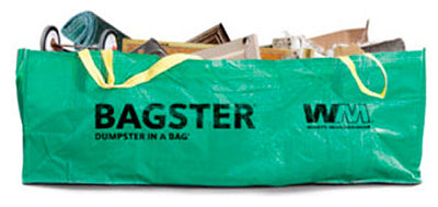 WM BAGCO LLC, WM Bagster 606 gal Trash Bags Open 1 pk