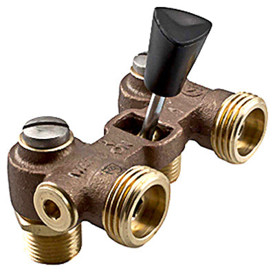 WATTS, Watts Duo-Cloz 3/4 in. MPT in. X 1/2 in. Sweat Brass Washing Machine Valve