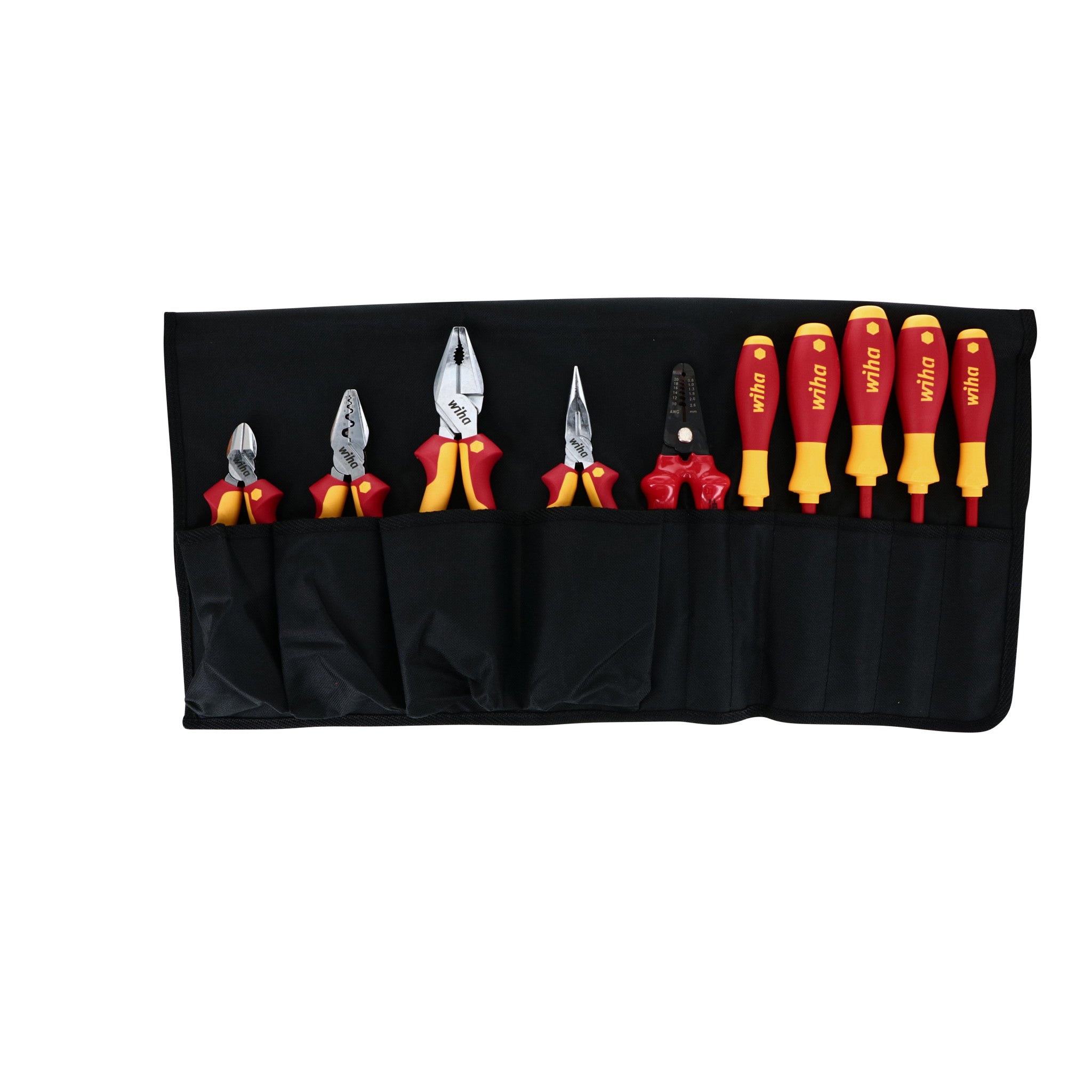 Wiha, 10 Piece Insulated Pliers and Screwdriver Set with Square Driver