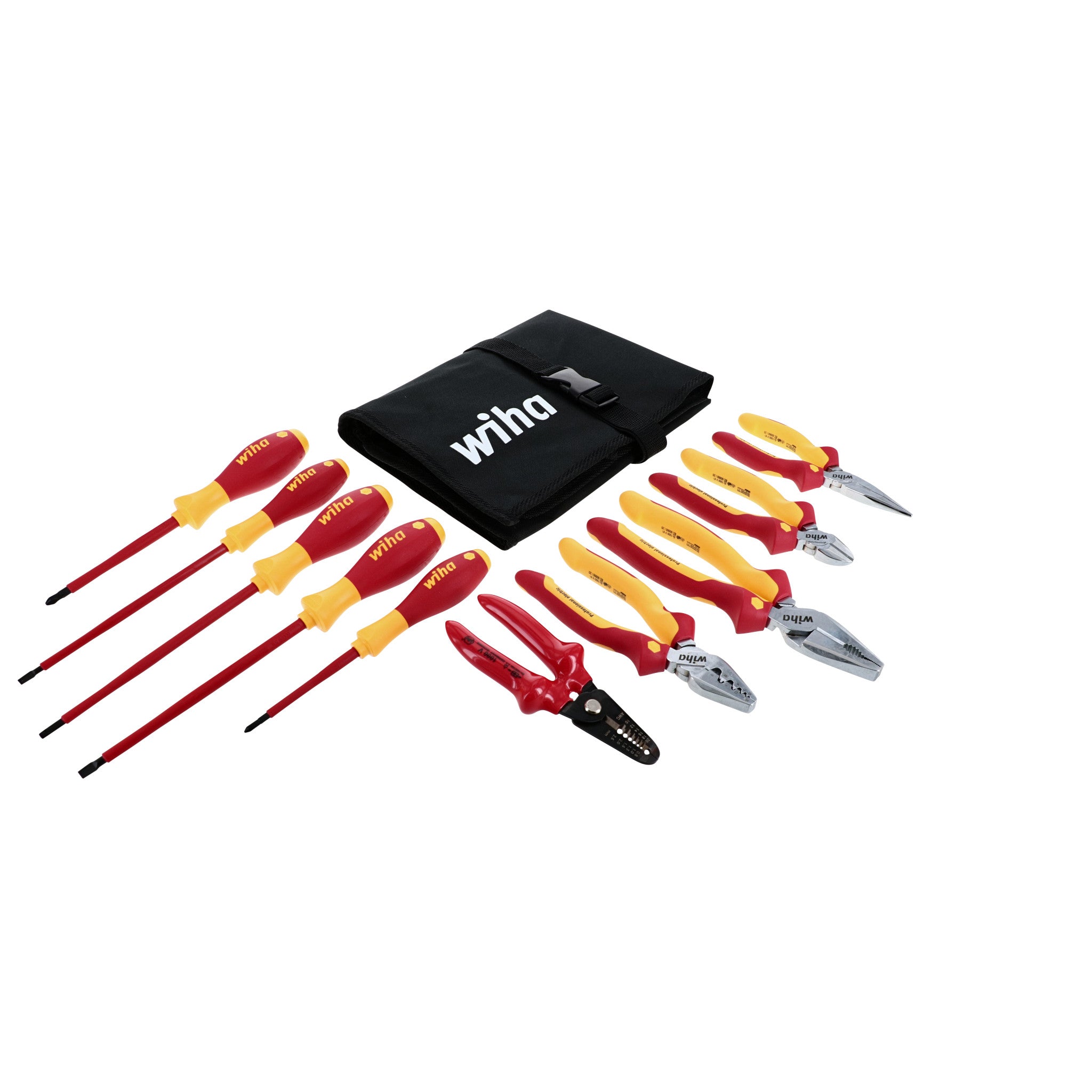 Wiha, 10 Piece Insulated Pliers and Screwdriver Set with Square Driver