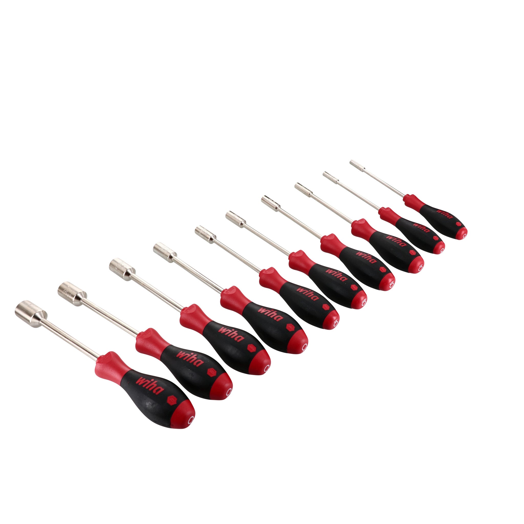 Wiha, 10 Piece SoftFinish Nut Driver Set - Inch