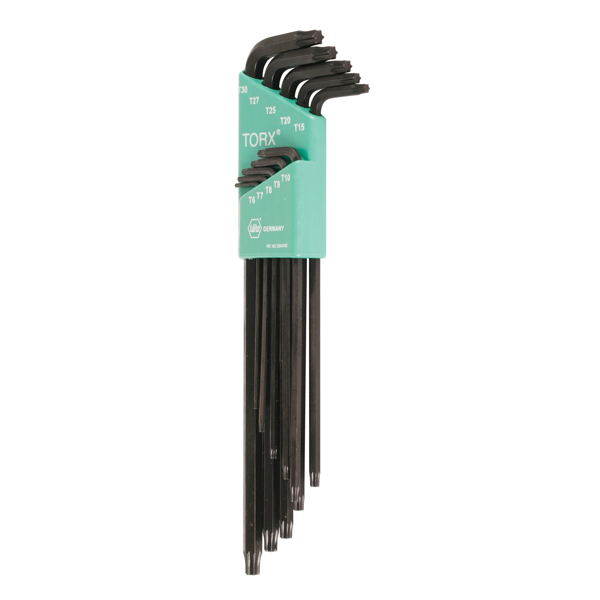 Wiha, 10 Piece Torx Long Arm L-Key Set