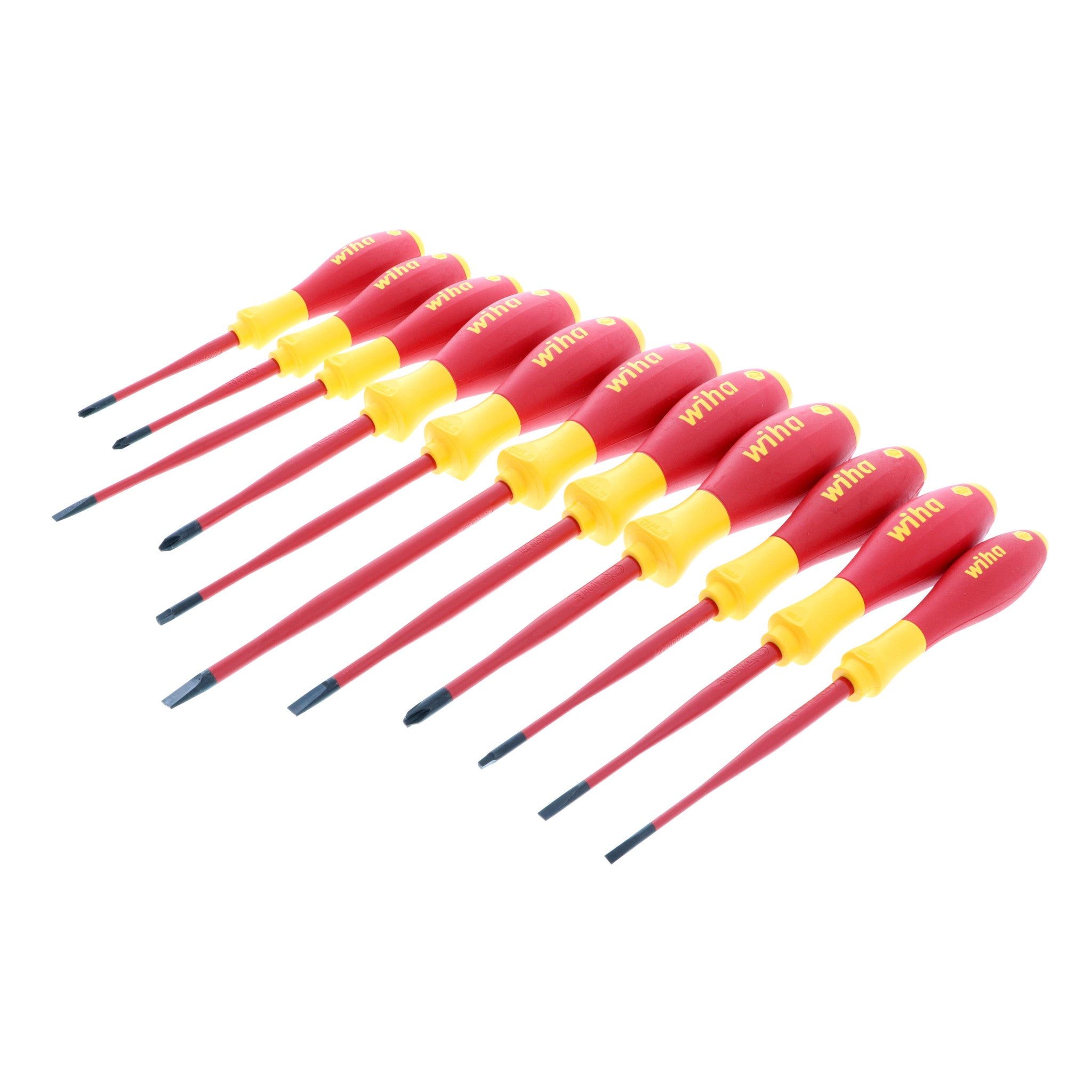 Wiha, 11 Piece Insulated SlimLine Screwdriver Set