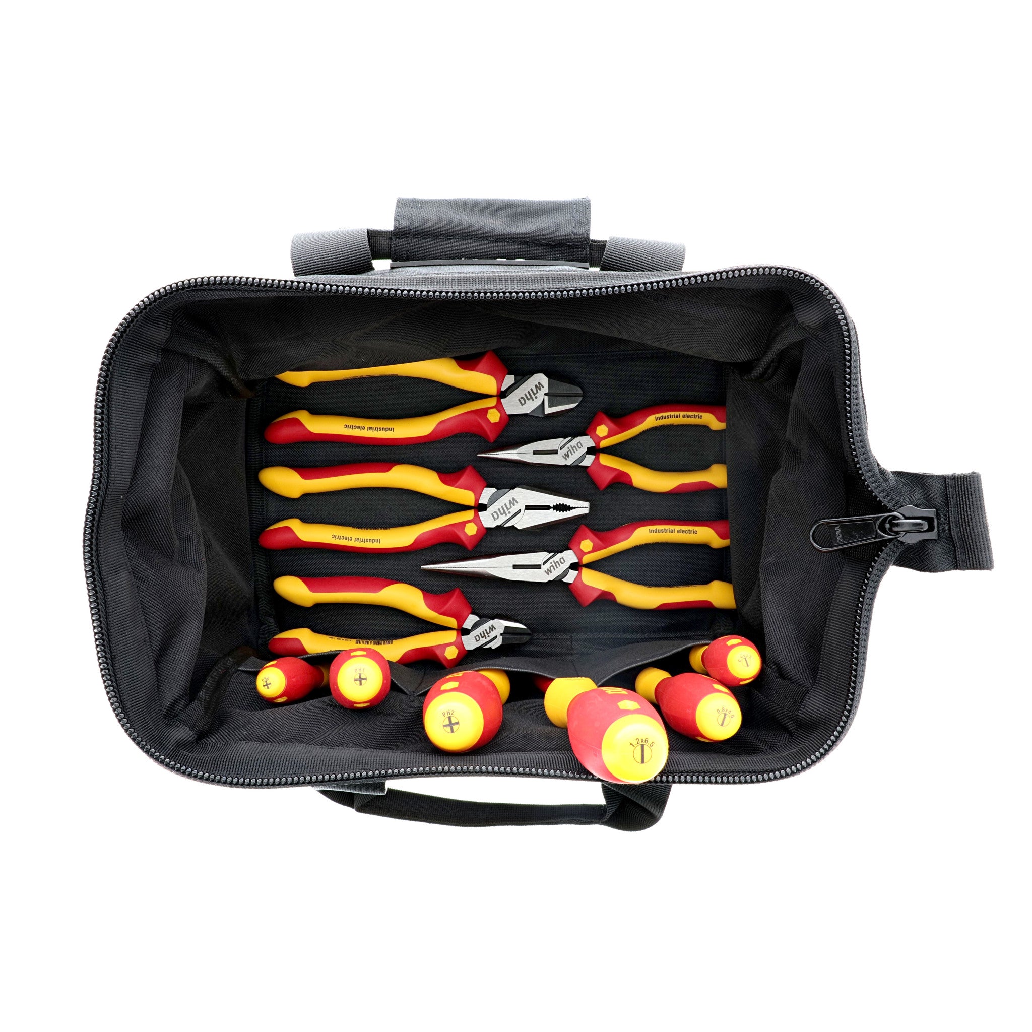 Wiha, 11 Piece Master Electrician's Insulated Tool Set in Canvas Tool Bag