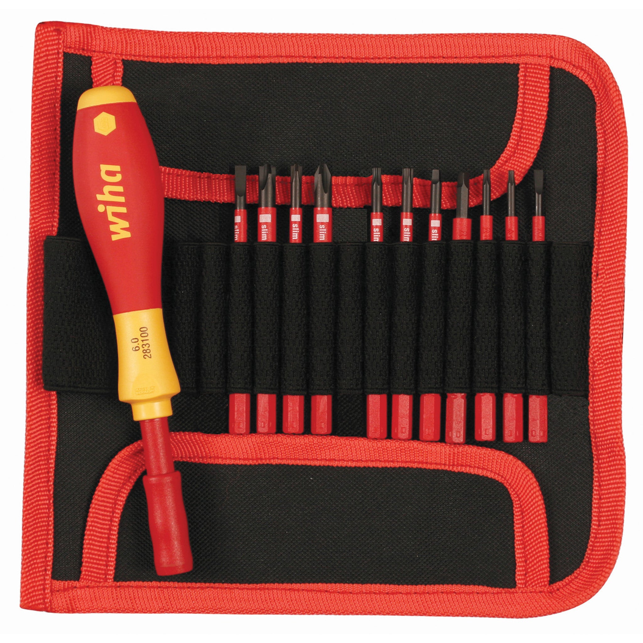 Wiha, 12 Piece Insulated SlimLine Blade Set