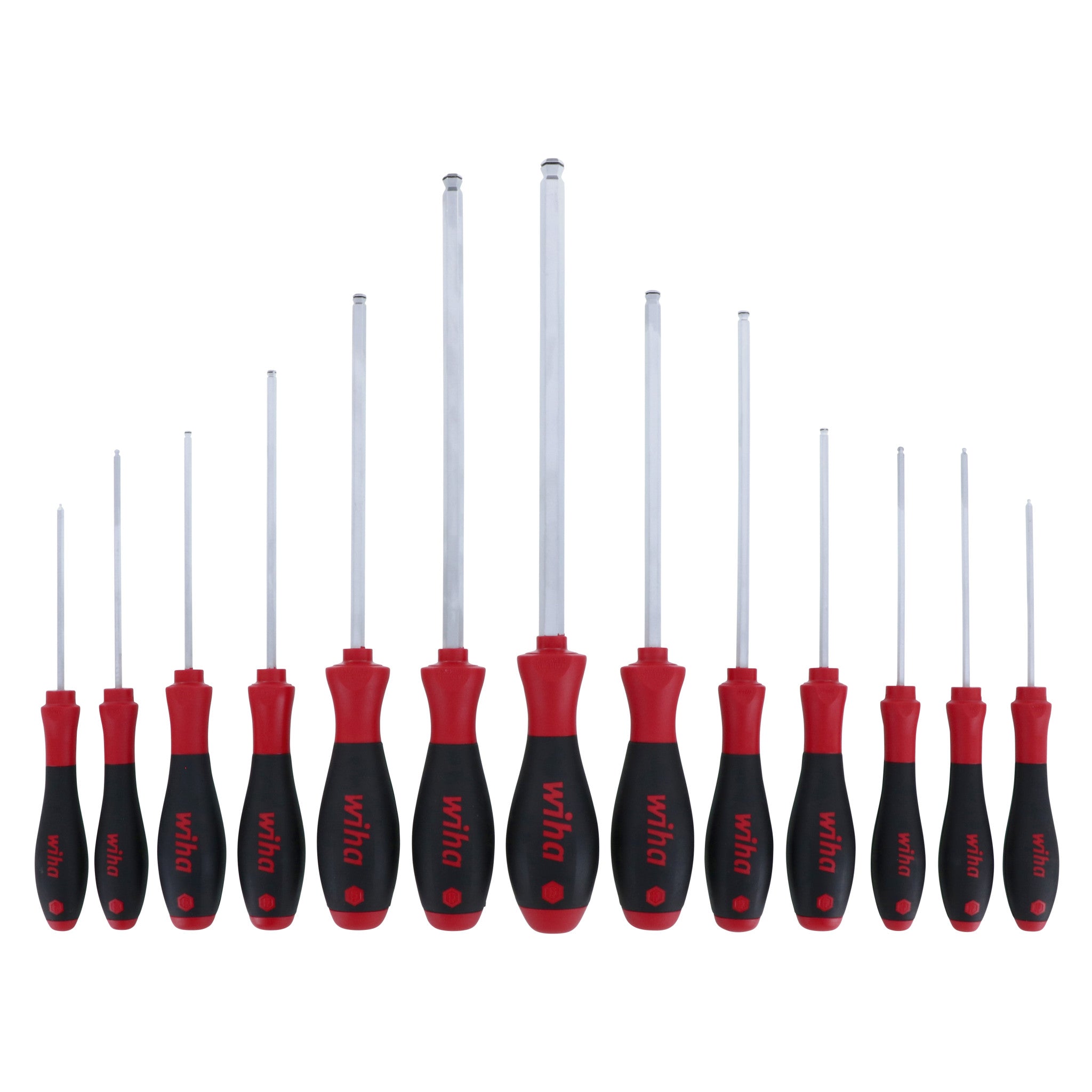 Wiha, 13 Piece SoftFinish MagicRing Ball End Screwdriver Set