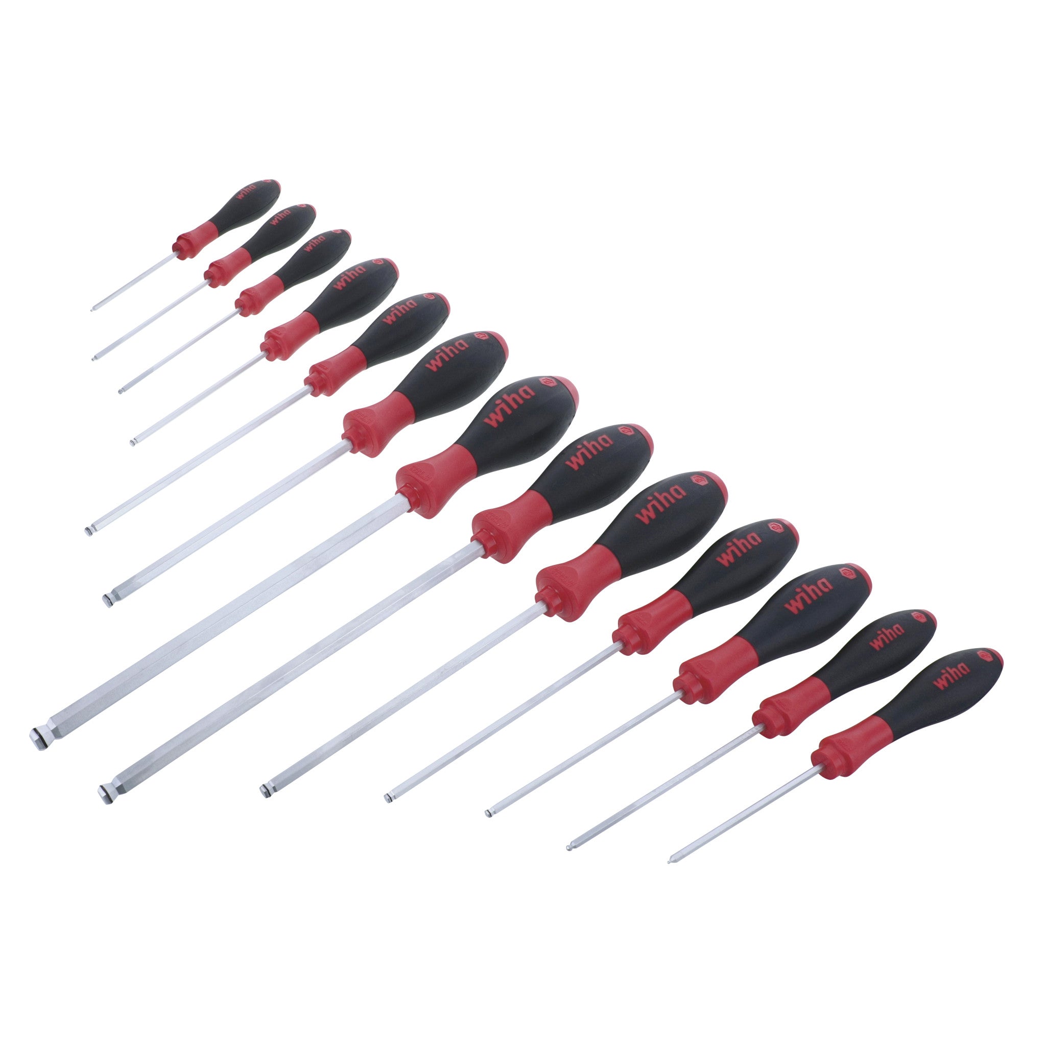 Wiha, 13 Piece SoftFinish MagicRing Ball End Screwdriver Set