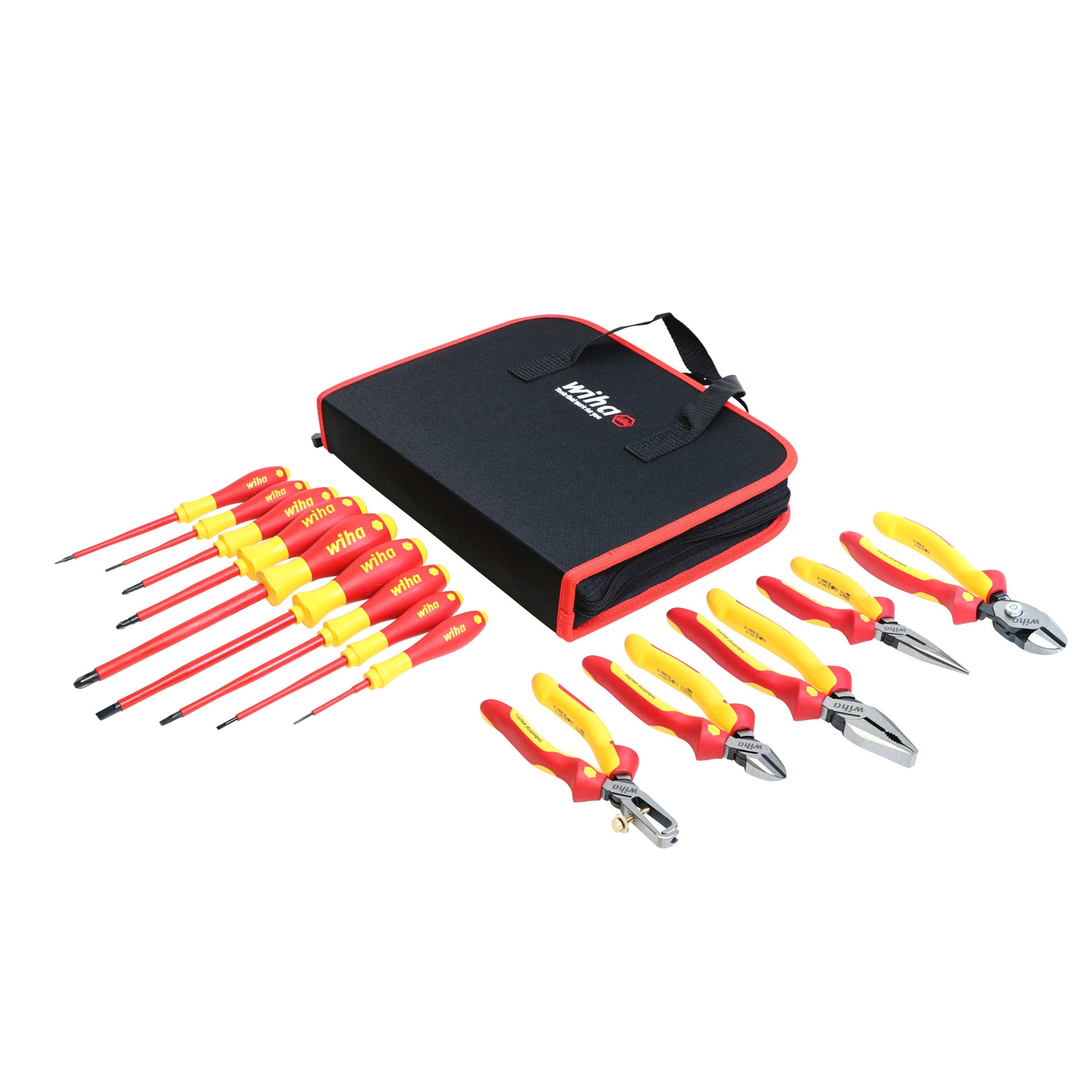 Wiha, 14 Piece Insulated Pliers-Cutters and Screwdriver Set