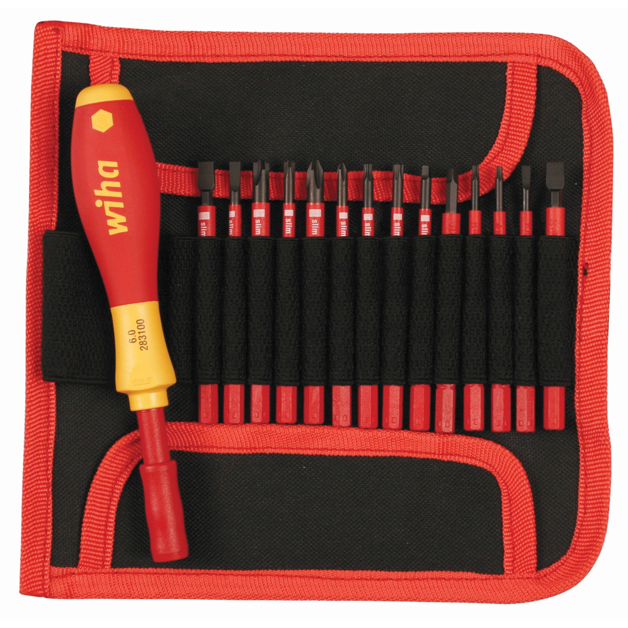 Wiha, 15 Piece Insulated SlimLine Blade Set