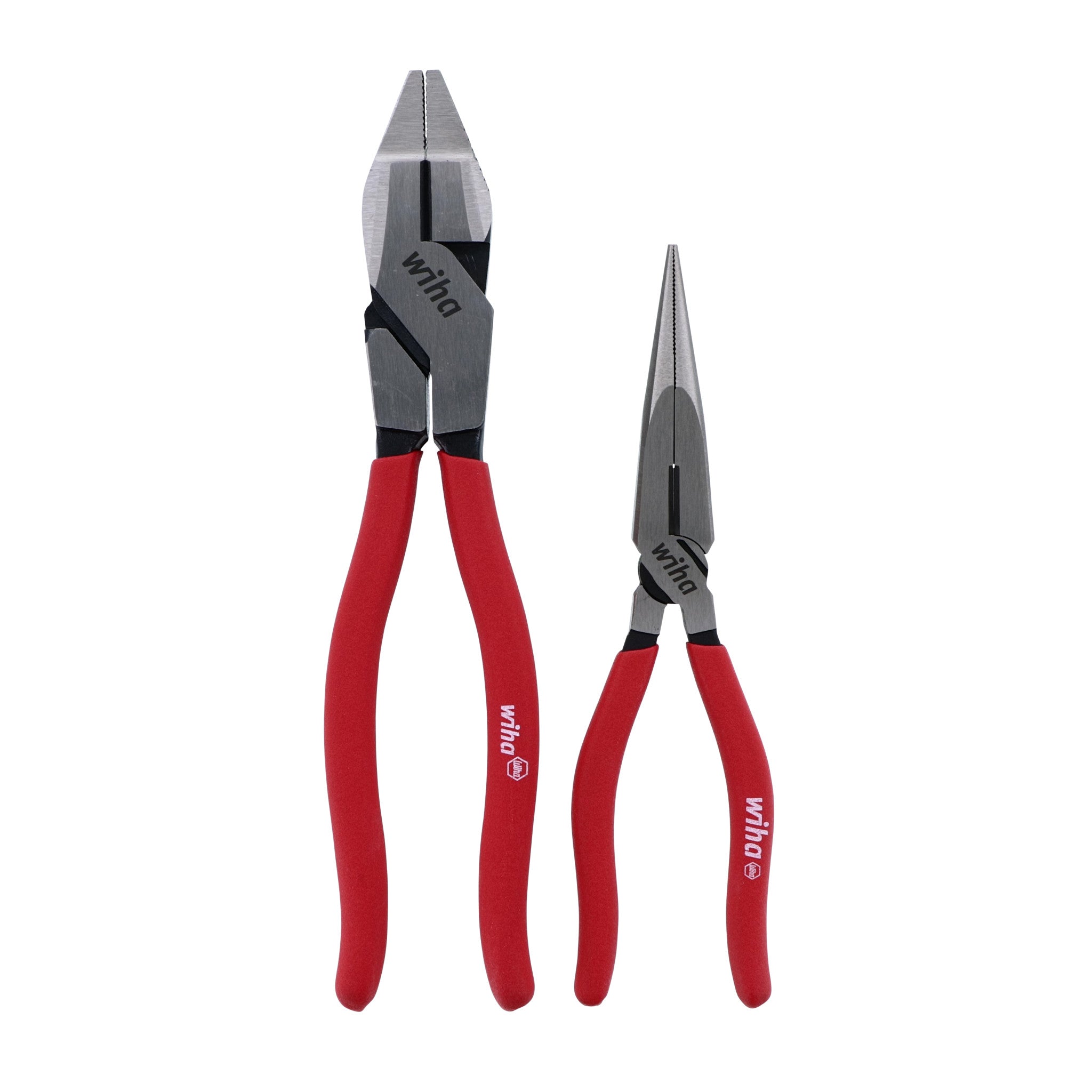 Wiha, 2 Piece Classic Grip NE Style Lineman's Pliers and Long Nose Pliers Set