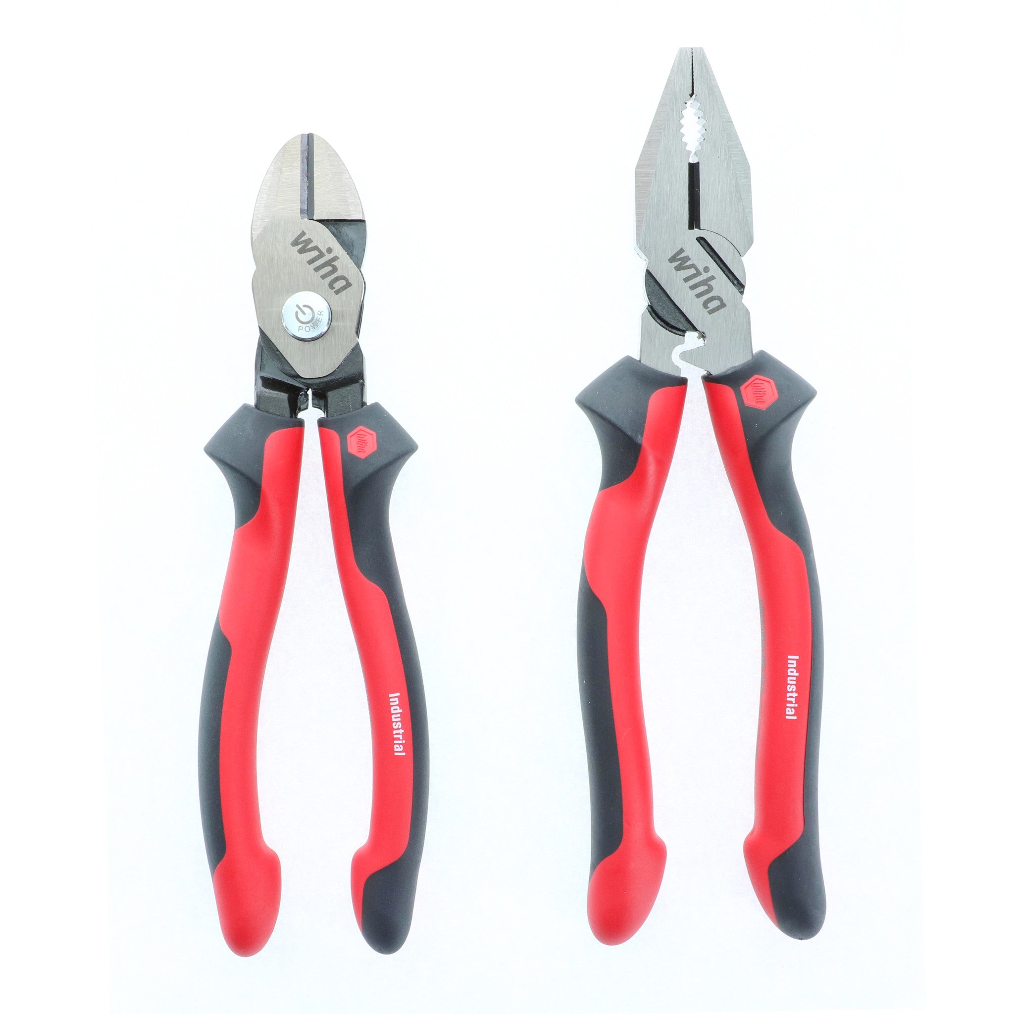 Wiha, 2 Piece Industrial SoftGrip Pliers and Cutters Set