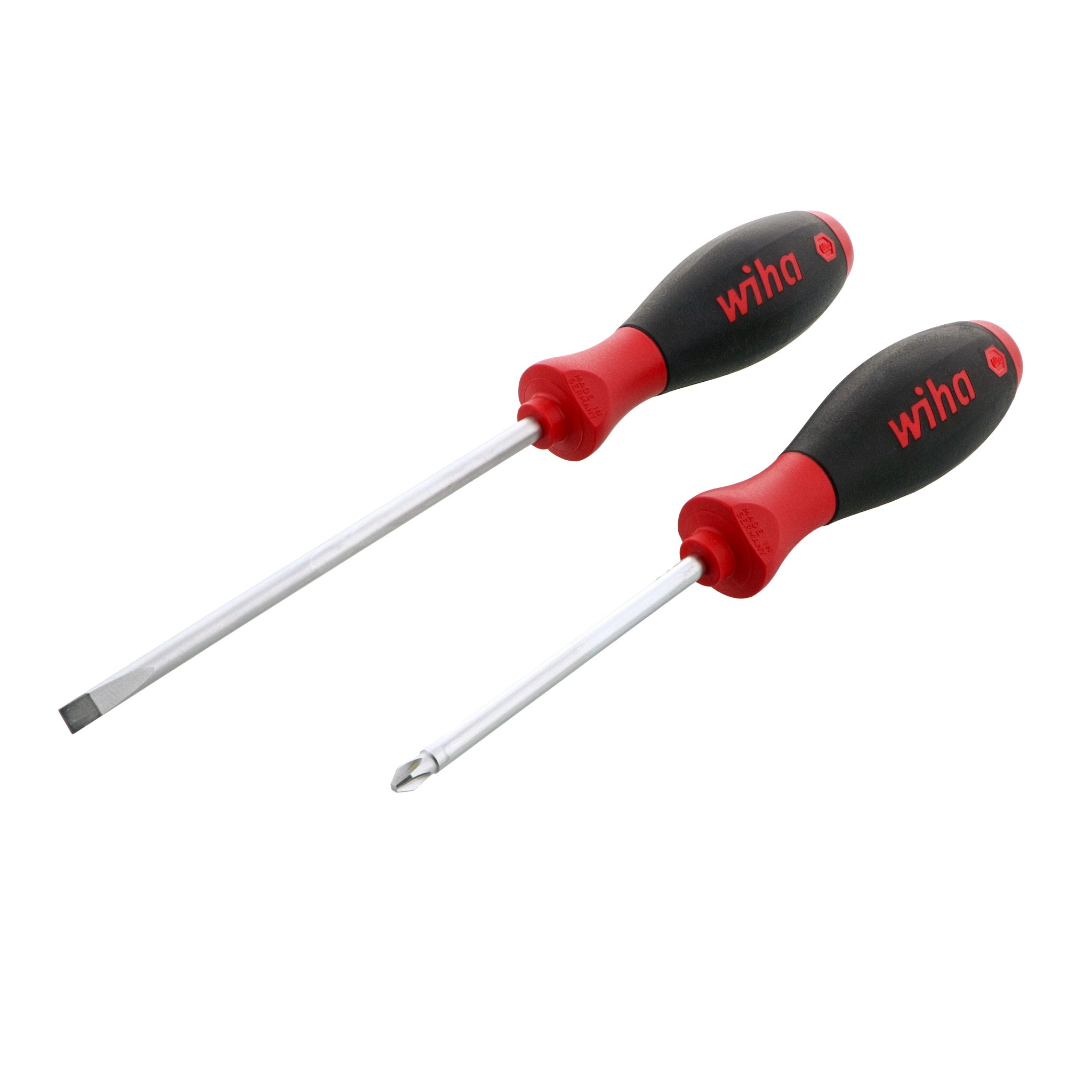 Wiha, 2 Piece SoftFinish Slotted and Phillips Screwdriver Set