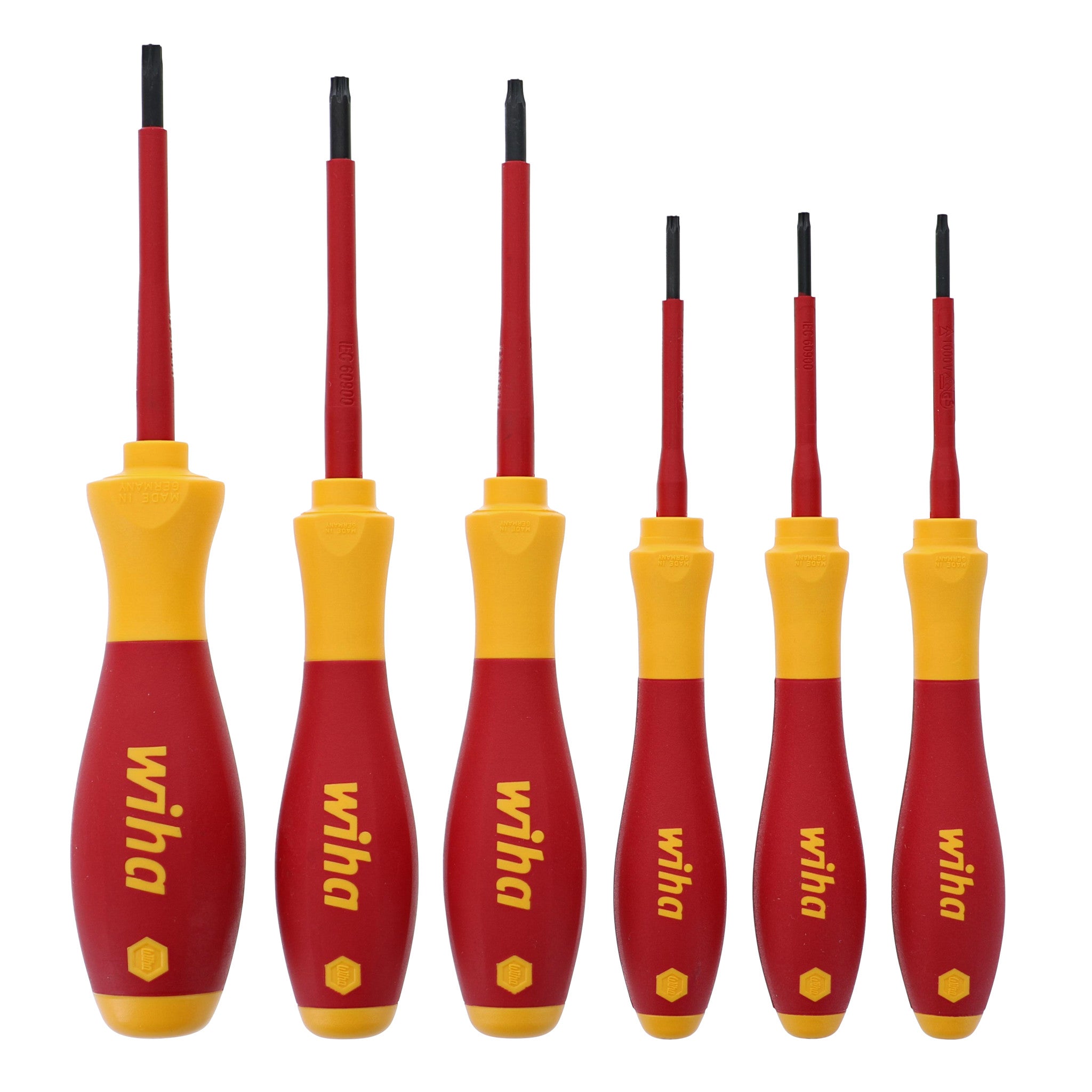 Wiha, 6 Piece Insulated SoftFinish Torx Screwdriver Set