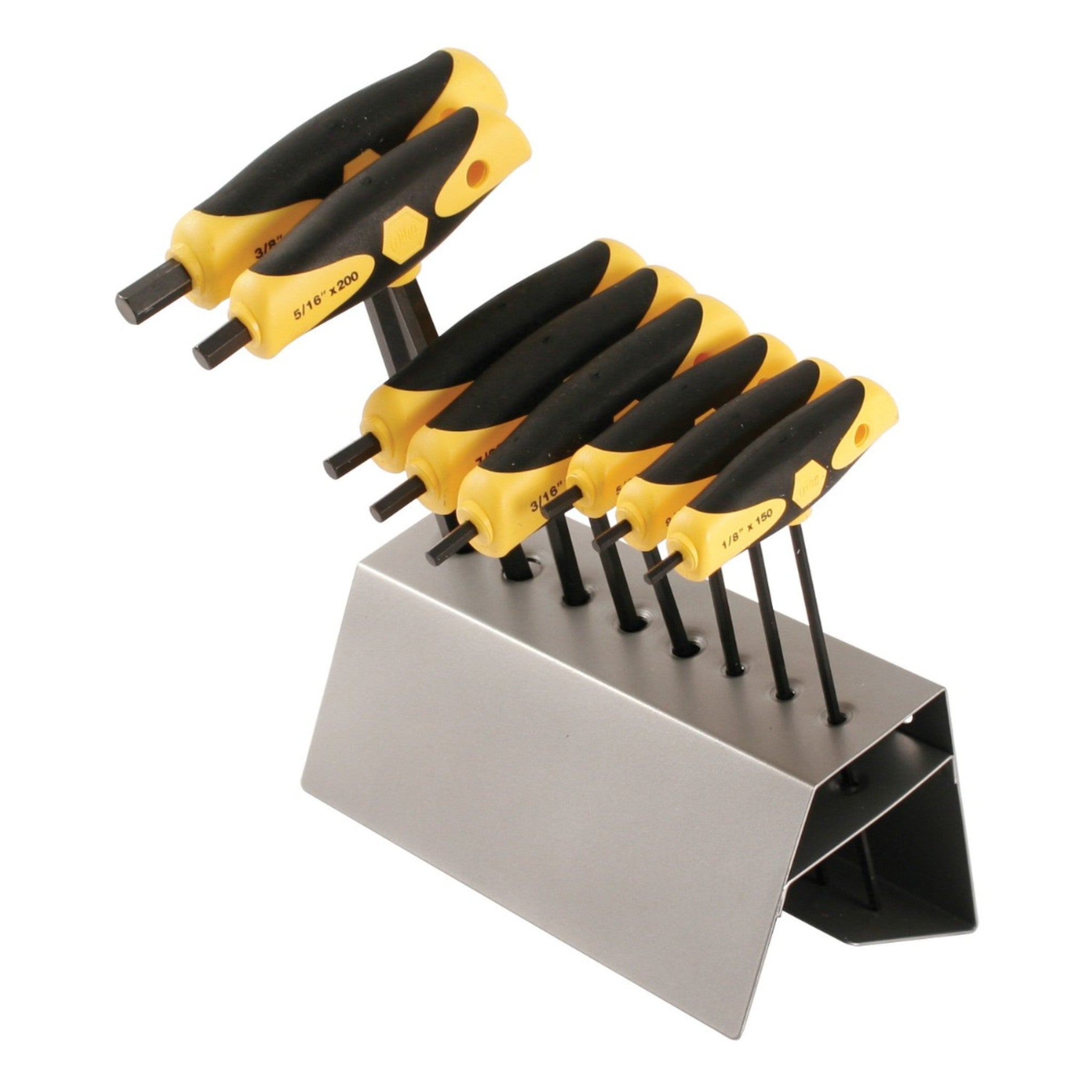 Wiha, 8 Piece SoftGrip Hex SAE T-Handle Set