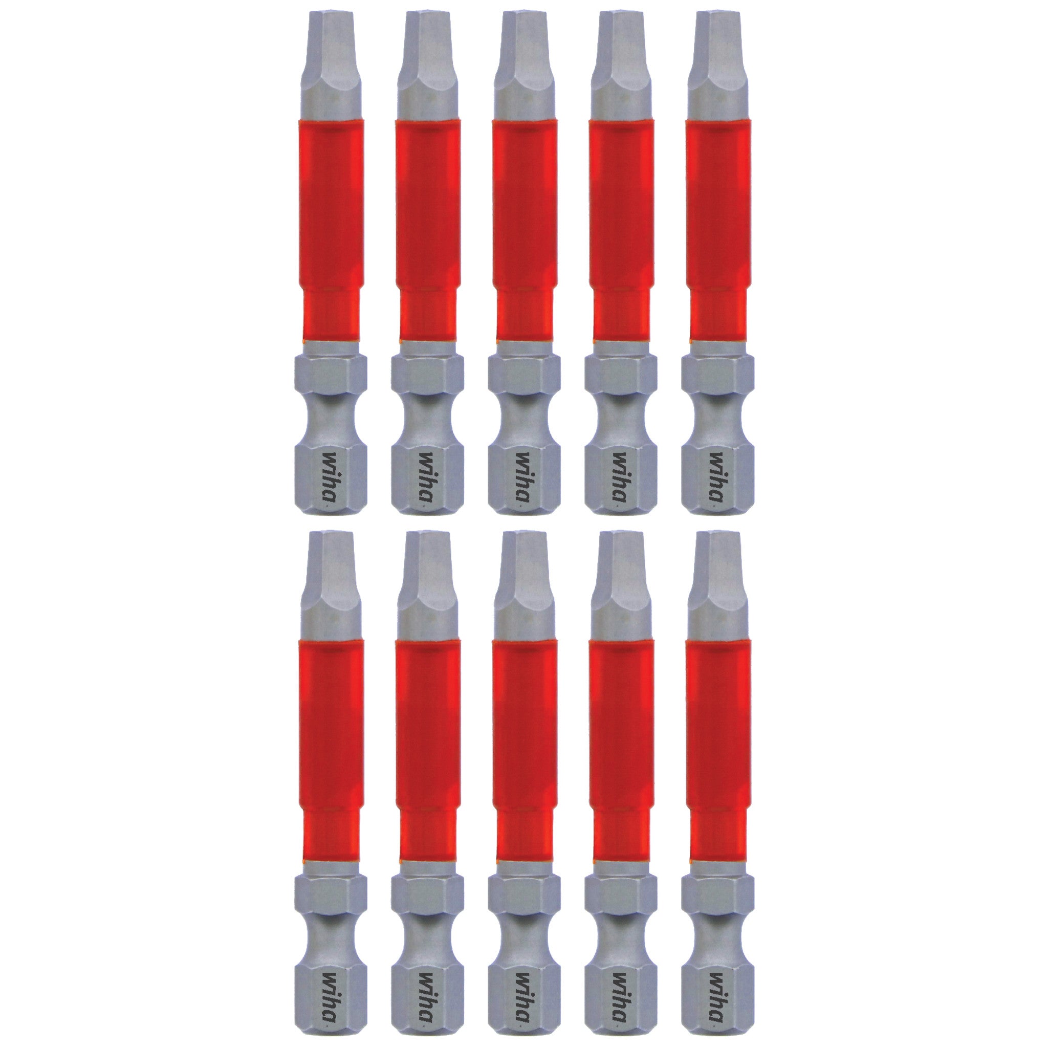 Wiha, MaxxTor Impact Power Bit Square #3 x 49mm - 10 Pack